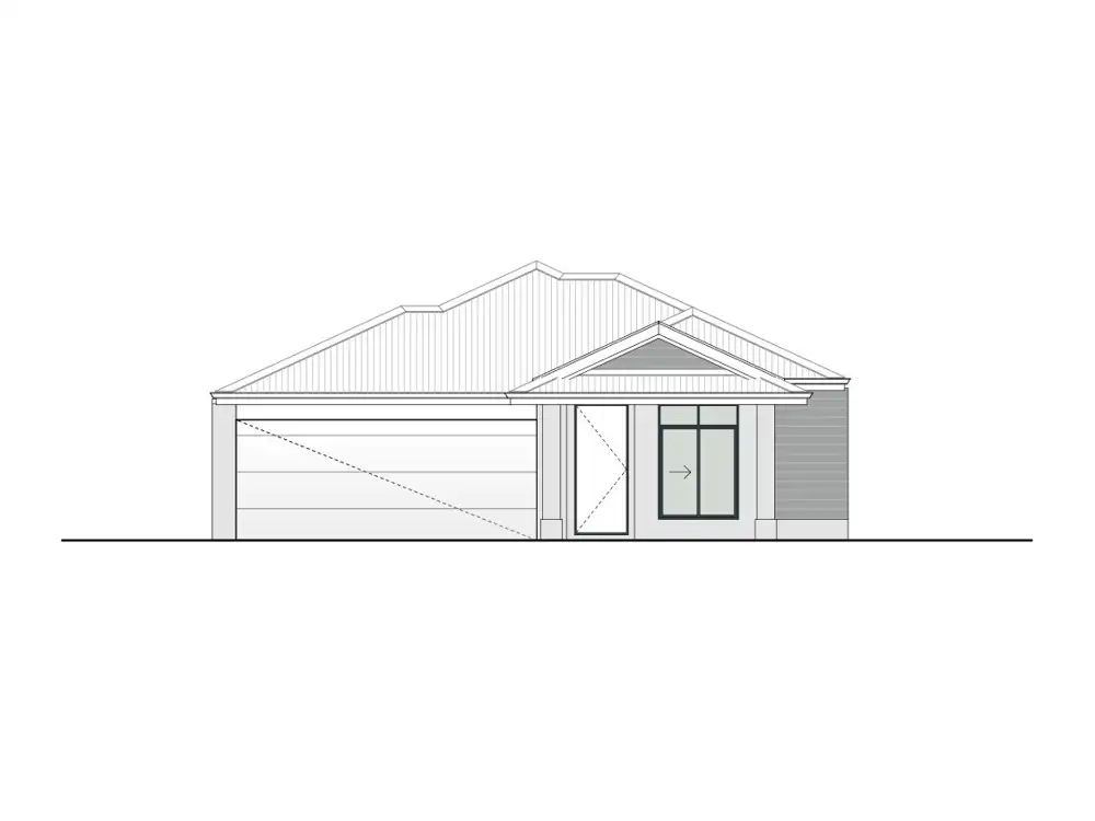 Bethpage home design, Verandah façade