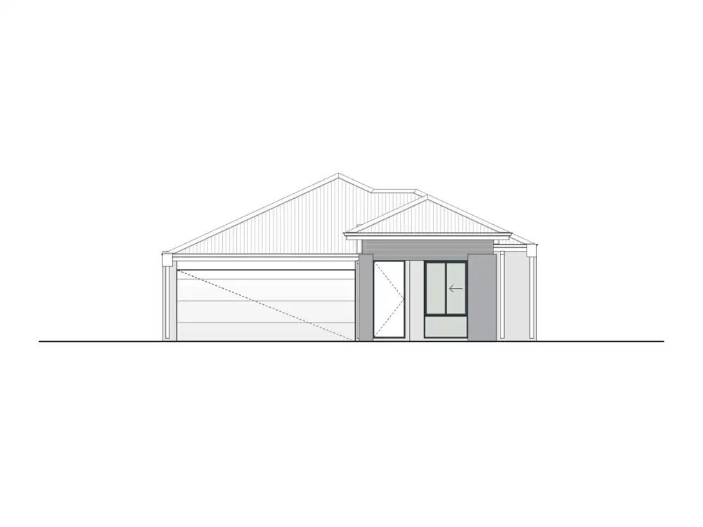 County Sligo home design, Portico façade