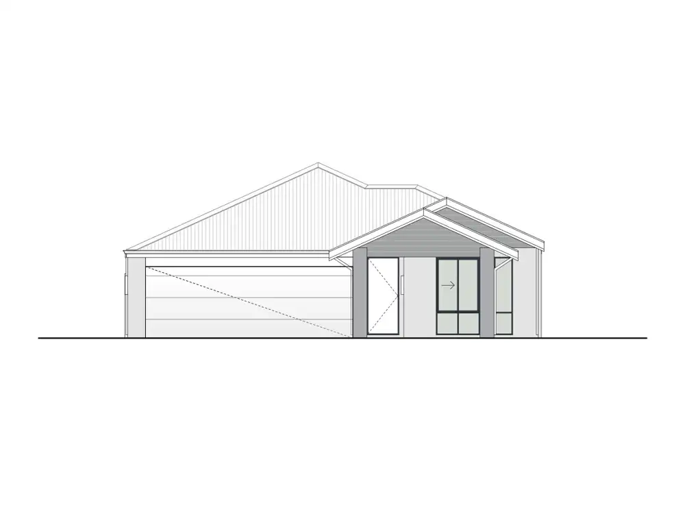 Gemini home design, Gables Double Garage façade