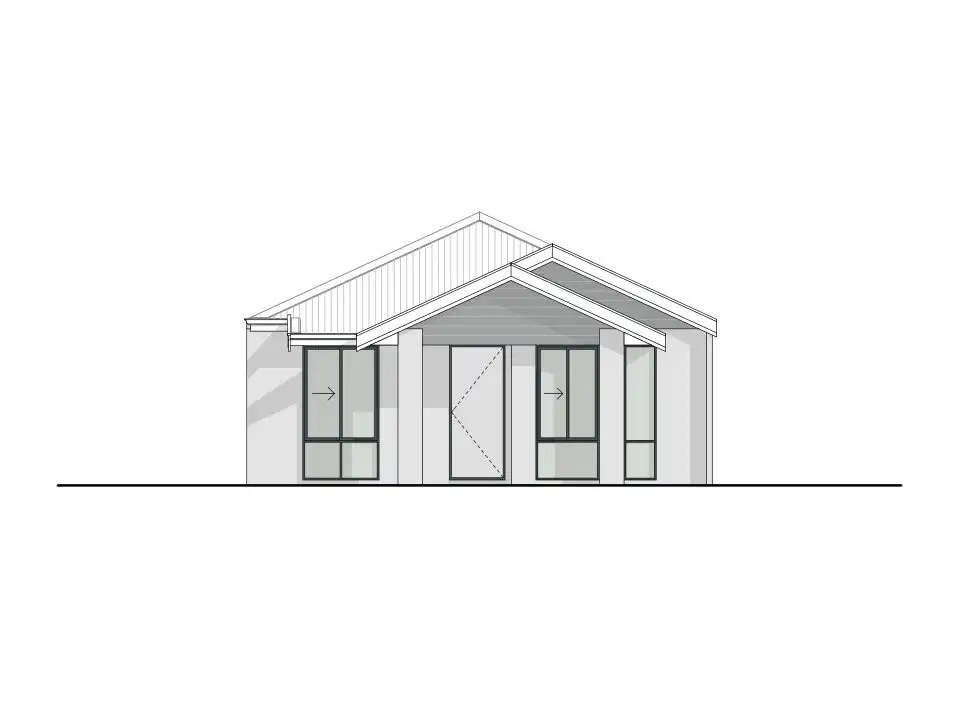 Muirfield home design, Gables façade