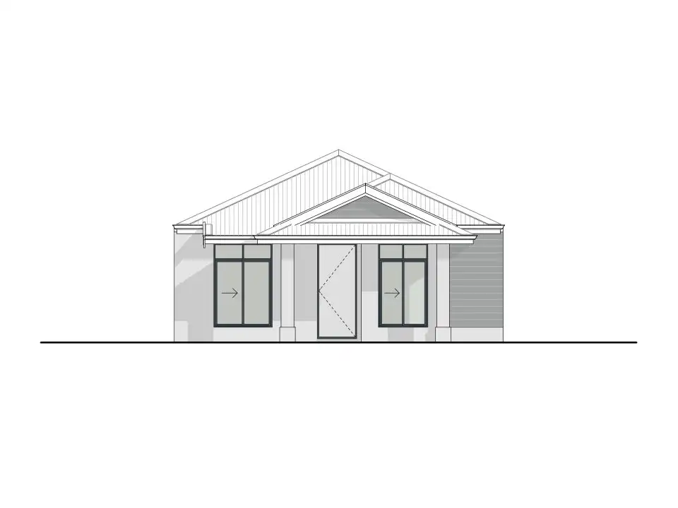 Muirfield home design, Verandah façade