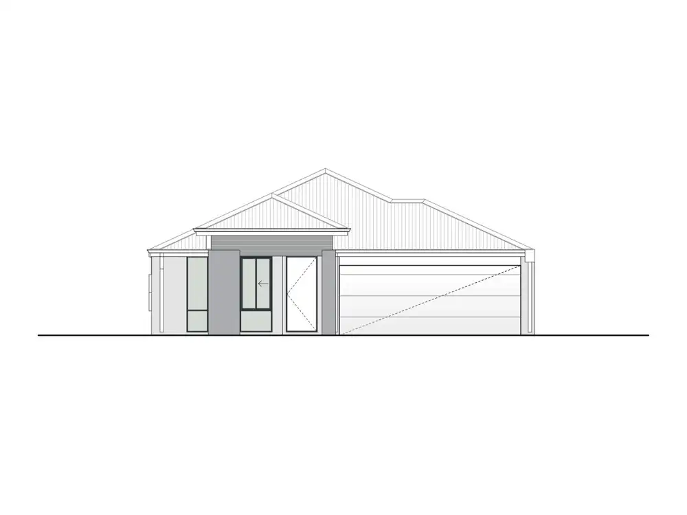 Riviera home design, Portico façade