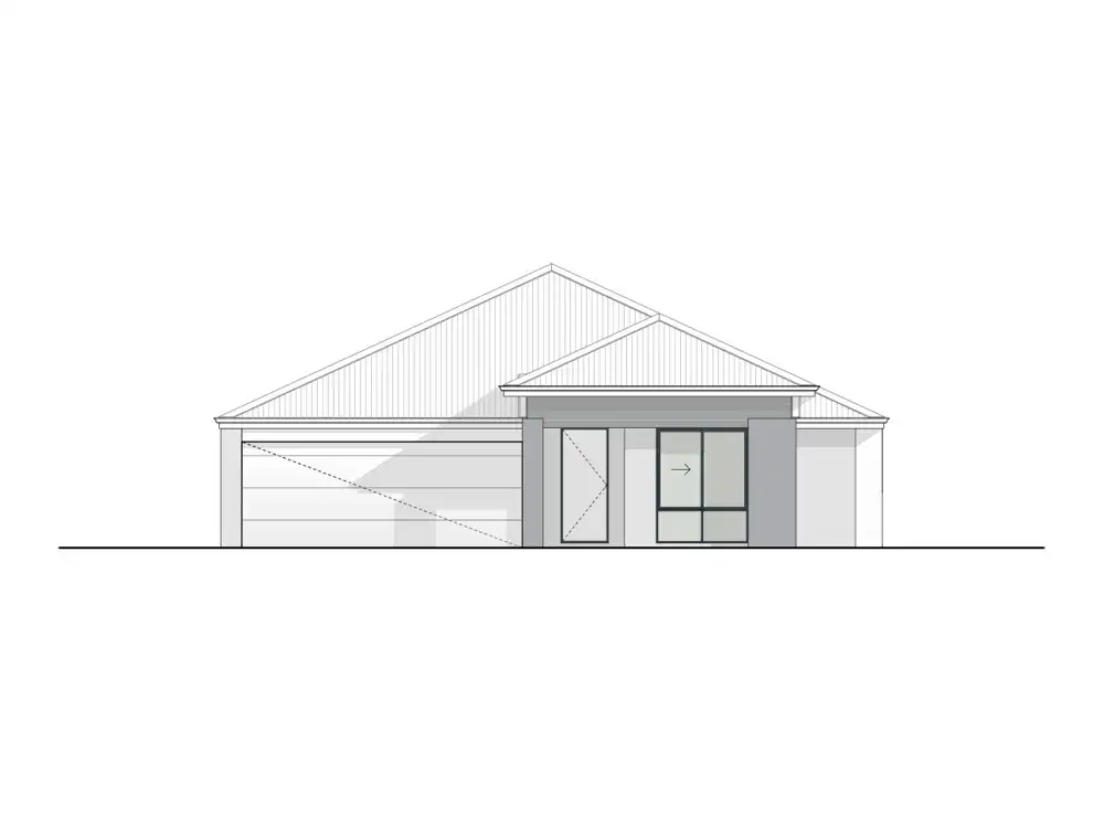 Royal Birkdale home design, Portico façade
