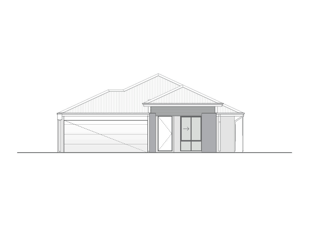Sandy Hill home design, Portico façade
