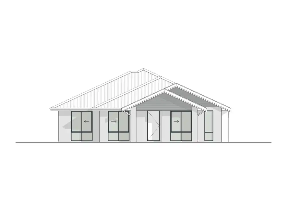 Sawgrass home design, Gables façade