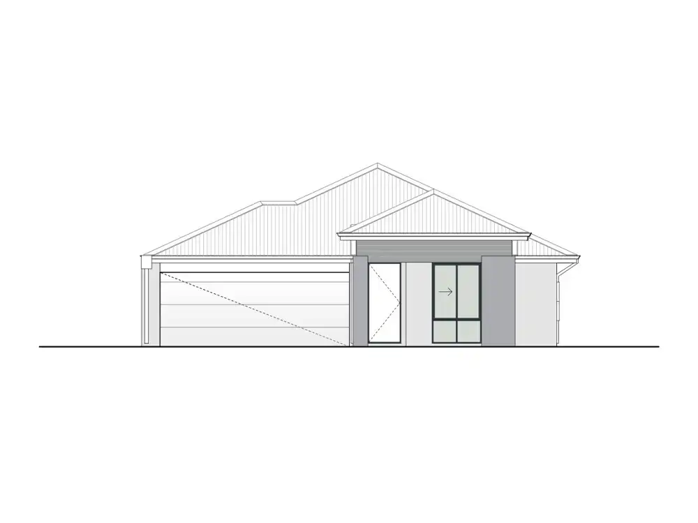 Shoreacre home design, Portico façade