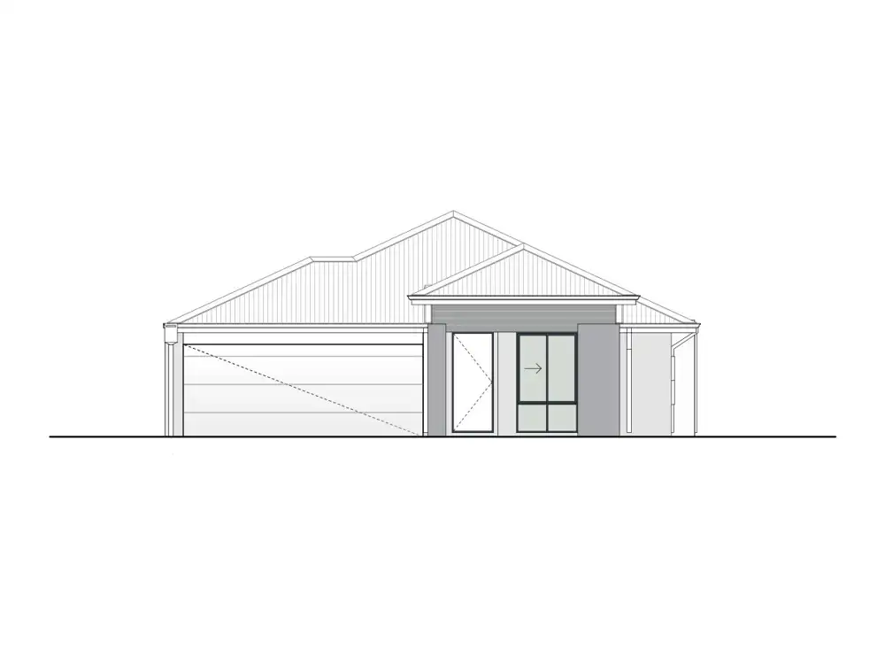 Sunningdale home design, Portico 12m Alfresco façade