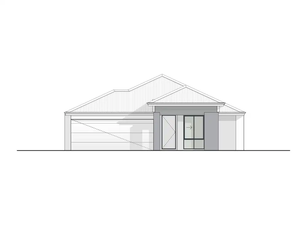 Sunningdale home design, Portico façade